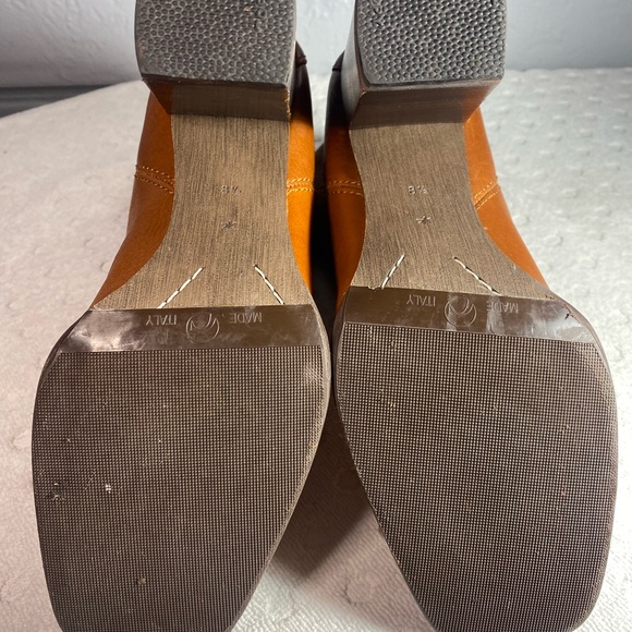 SPLENDID || Nero Tall Ankle Leather Booties Western Cognac - Picture 7 of 16